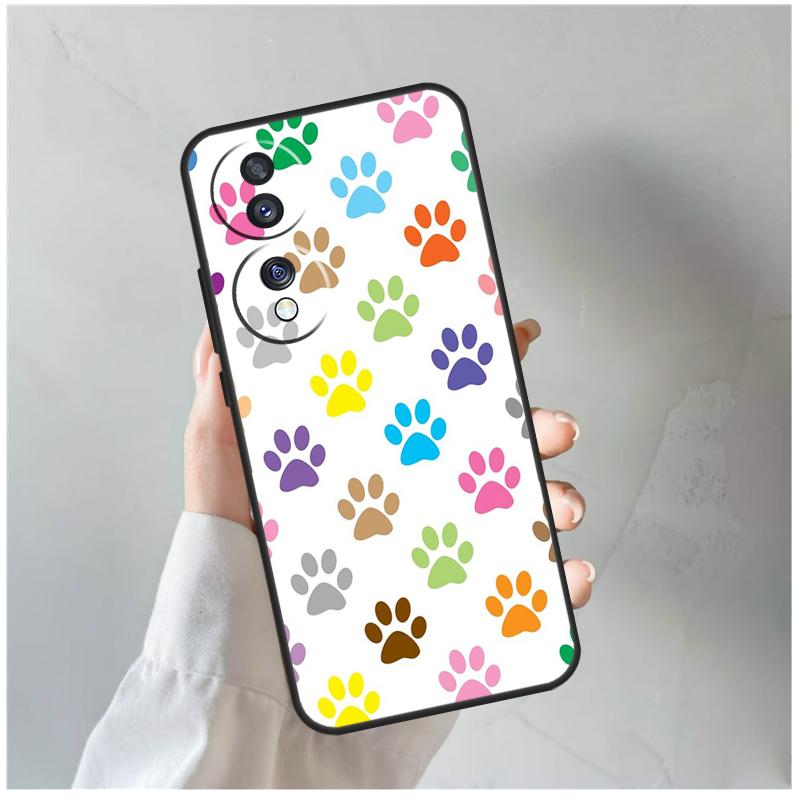 Cat Dog Paws For Honor Magic 8 5 6 7 Pro Case For Honor 200 400 70 90 Lite X8c X8b X9a X9b X9c X9d Win RT
