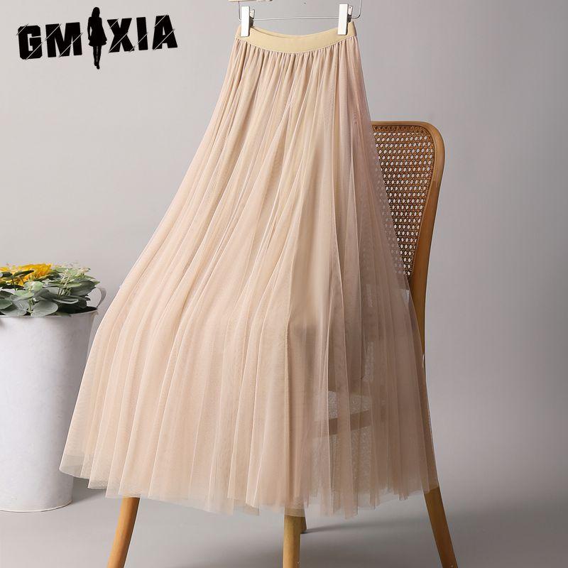 GMXIA 28 Colors Women's Fashion Casual Summer Spring Skirt