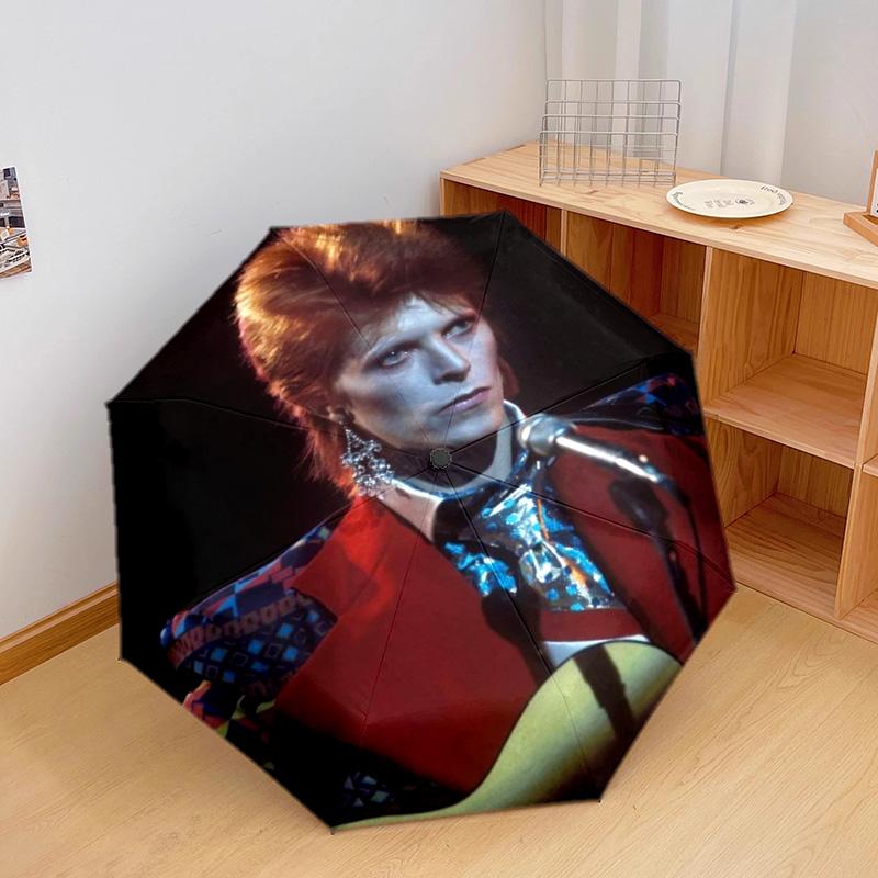 David Bowie Automatic Umbrella - Suitable Travel Outdoor Portable Umbrella Birthday Gift Daily Essentials