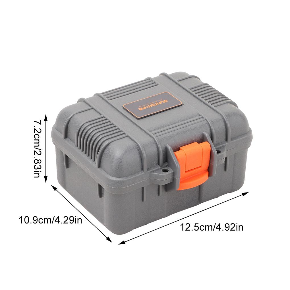 

Storage Box For DJI Osmo Action 5 Pro Waterproof Portable Carrying Case For DJI Action 5 Pro/Action 4 3 Sports Camera Accessory светло-серый
