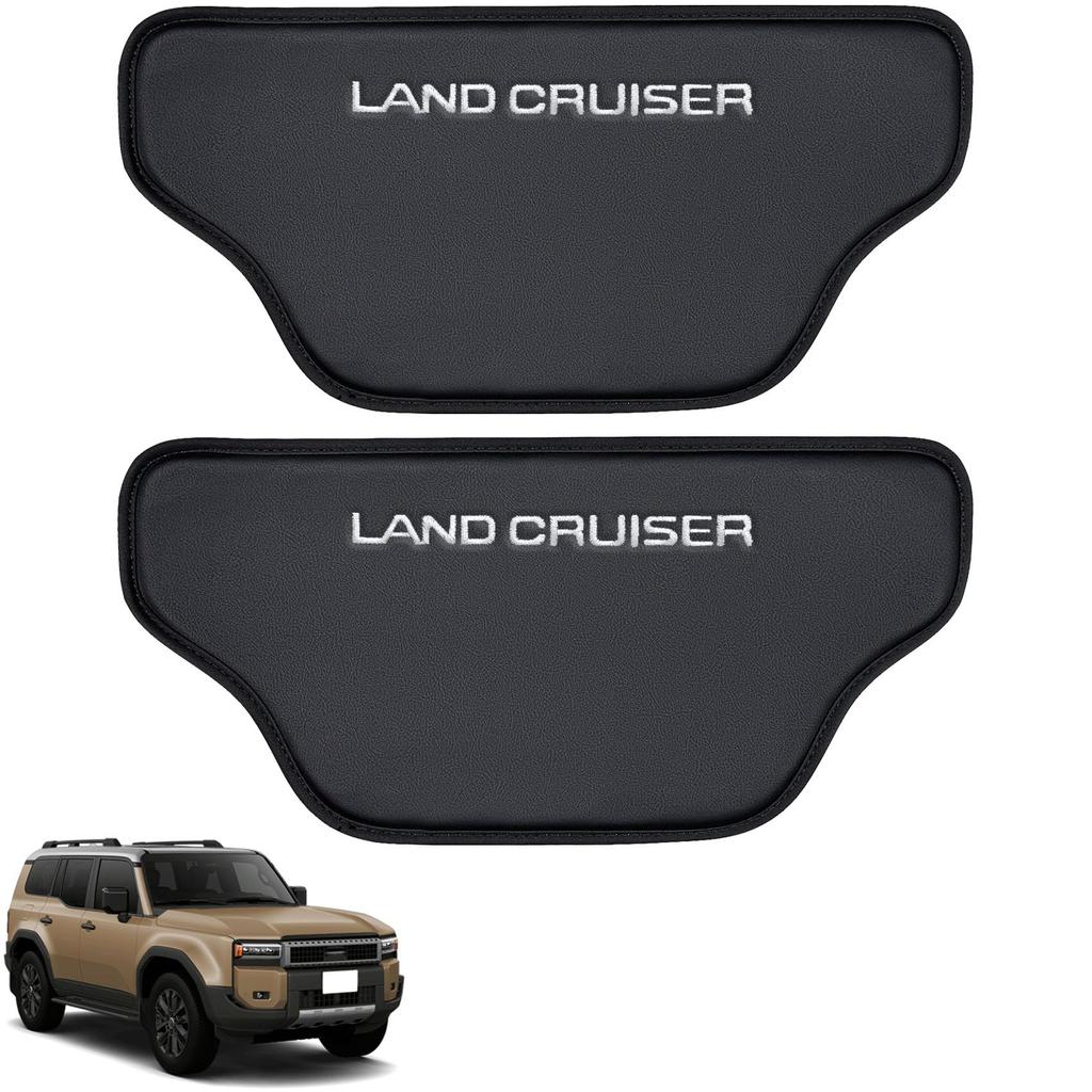 SUVVNE Kick Guard for the New Land Cruiser 250 Back Kick Rear Seat Prevents Dirt and Interior Compatible with Seat and Set of 2 Series, Mat,