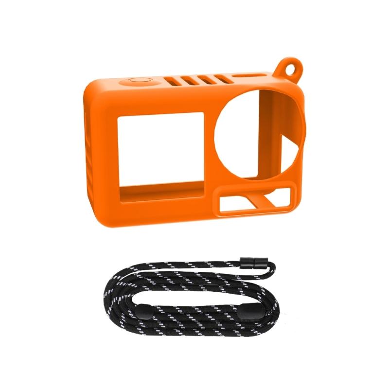 Durability Silicone Case For Action 5Pro Cameras, Easy Grip With Comfortable Lanyard Adventure Sport Camera Accessories