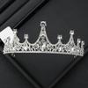 Crown Tiara Bride  Rhinestone Crown  Wedding Dress  Adult Ceremony Birthday  Princess Hair Accessories  Children