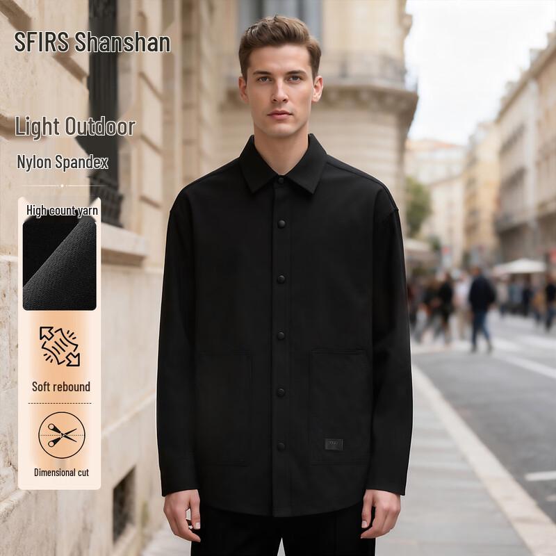 

Shanshan Men s Stretch Windproof Casual Business Jacket M