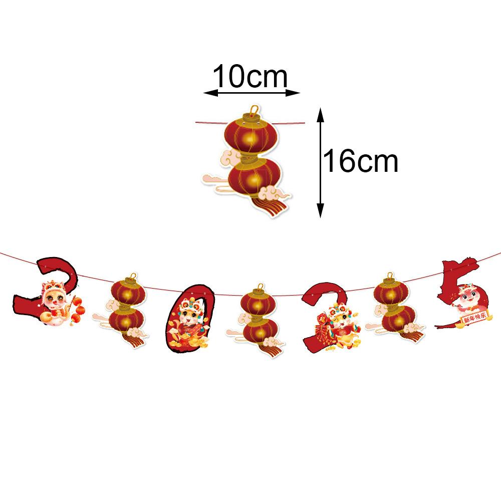 2026 Chinese New Year Hanging Decorations Red Spring Festival Hanging Ornament Pendants Chinese Horse New Year Party Supplies