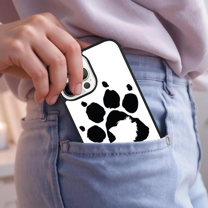 Yorkshire Terrier Dog Paw Print Phone Case For iPhone 17 Air 15 16e 14 13 Pro Max Coque 12 11 Pro Max PLUS cover