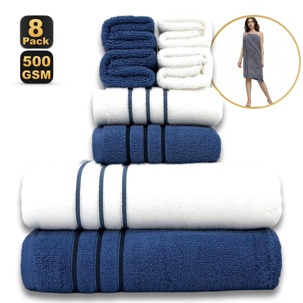 Pamuklu Havlu Banyo Havlusu Kare Havlu Sekiz Set Pamuklu Banyo Havlusu 80 * 160 Yüz Yıkama Büyük Havlu Sıcak ve Rahat Ev Günlük İhtiyaçlar