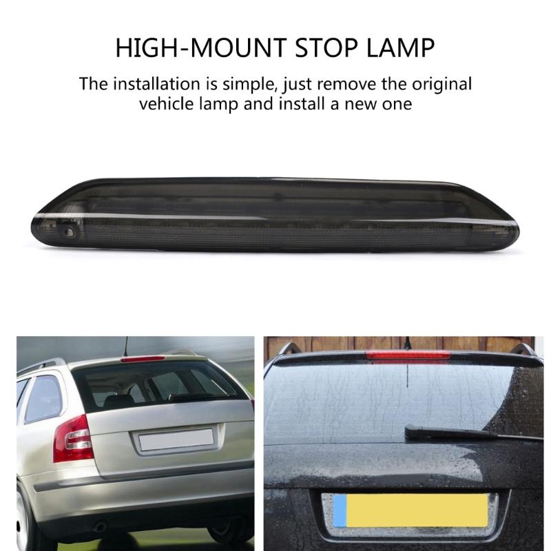 LED Third Tail Stop Light 1Z9945097C for Mk2 Estate 2004-2013 Center Rear Roof Light Third Parking Light