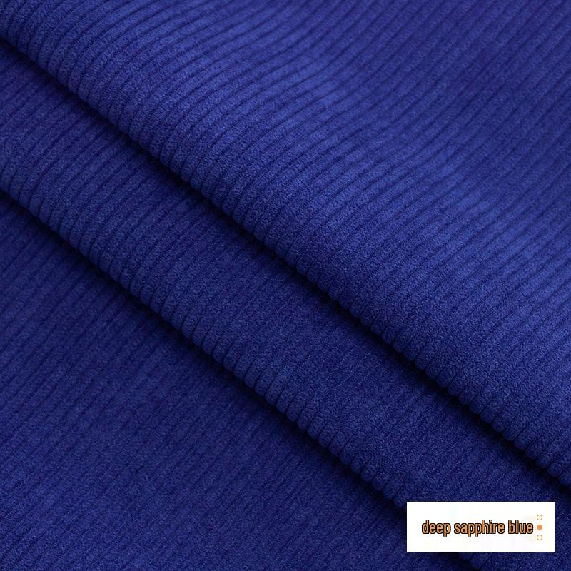 Corduroy 8-Wale Non-Stretch Fabric for Shirts, Jackets, Sofa Covers, Cotton Pants, and Toys.