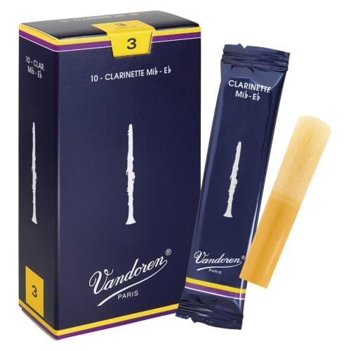 

Vandoren Eb Clarinet Reeds, Traditional, Hardness 3 (Pack of 10)