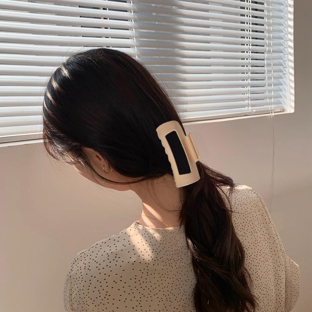 Silicone Hair Claw Clip Nonslip Elegant Hair Clip Flexible Trendy Hair Accessories for Thick Or Fine Hair