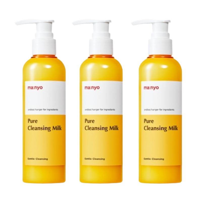 Ma:nyo Reine Reinigungscreme 200ml | Koreanischer Sanfter Feuchtigkeitsspendender Reiniger mit Milchextrakt, Sonnenblumenkernöl & Panthenol