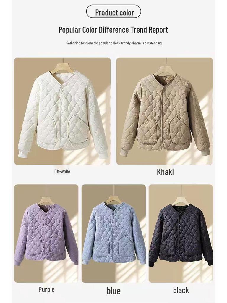 2025 Women's Winter Cotton Jacket: Cold-Proof, Fleece-Lined, Thickened Coat for Warmth and Comfort
