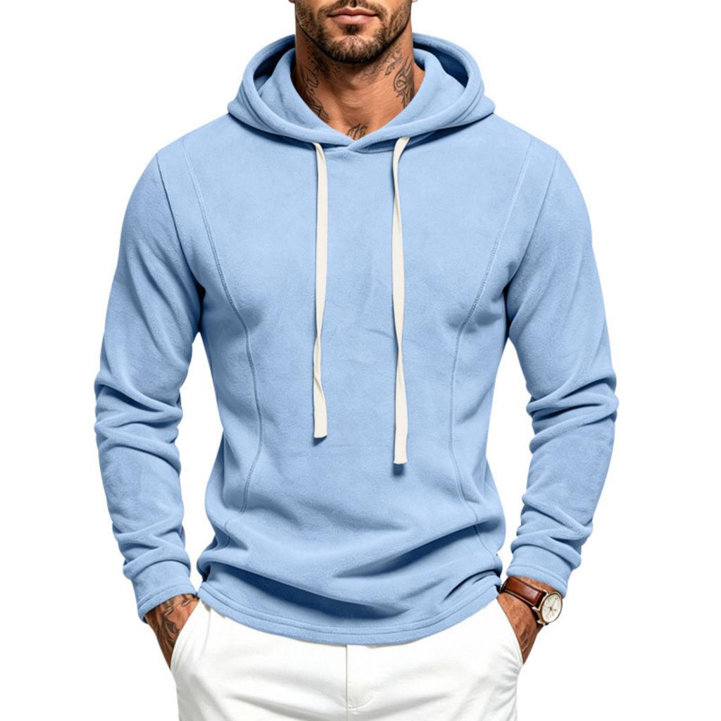 Men's Hoodie Pullover with Warm Soft for Casual Winter Everyday Wear