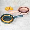 Foldable Water Ladle, Collapsible Silicone Kitchen Scoop for Rice Washing, Space Saving Multipurpose Dipper for Home