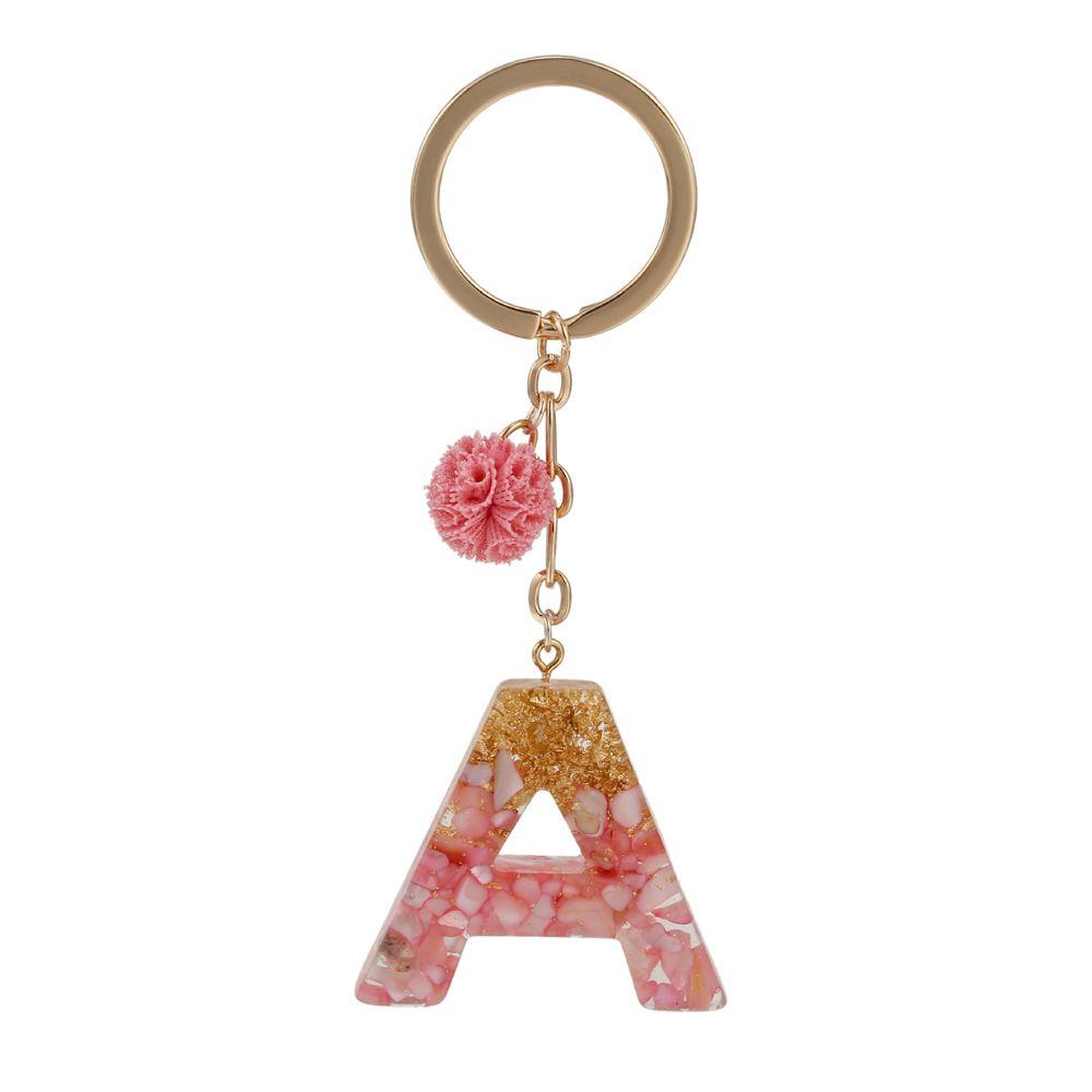 

Плюшевый помпон, брелок с английским алфавитом, подвески для сумочки, 26 букв, брелок с алфавитом