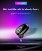 Kabelloser Bluetooth-Ohrhörer: Mini, Sportliches, Unsichtbares Design mit Unabhängiger Steuerung und Kein Blinklicht für Musikwiedergabe.
