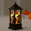 Halloween Led Candle Lantern Vintage Witch Castle Pumpkin Ghost Pagoda Wind Lantern Hanging Indoor Outdoor Party Decor Supplies