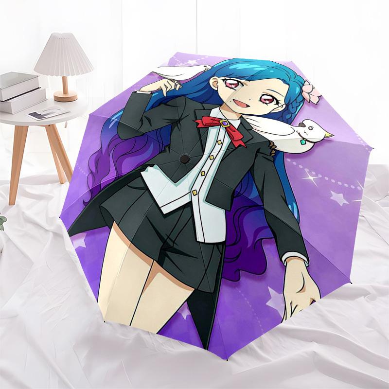 

1pc Kaguya-sama: Love Is War Inspired Outdoor Umbrella - Automatic Opening/Closing, Portable 3-Fold Design with 8-Bone Iron Frame - Perfect Gift for F