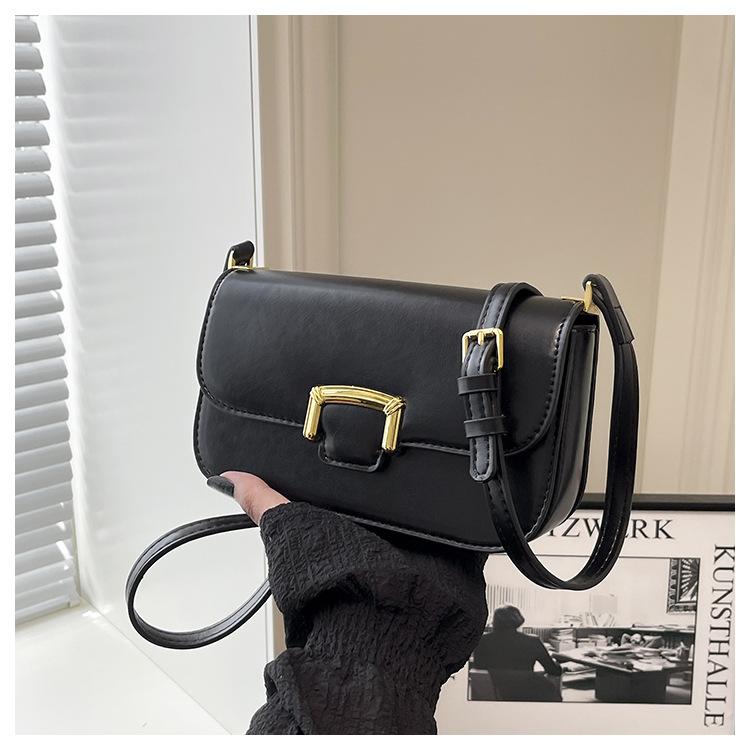 

2025 new high-end underarm bag exquisite organ small square bag single shoulder crossbody small bag women s retro commuter bag чёрный