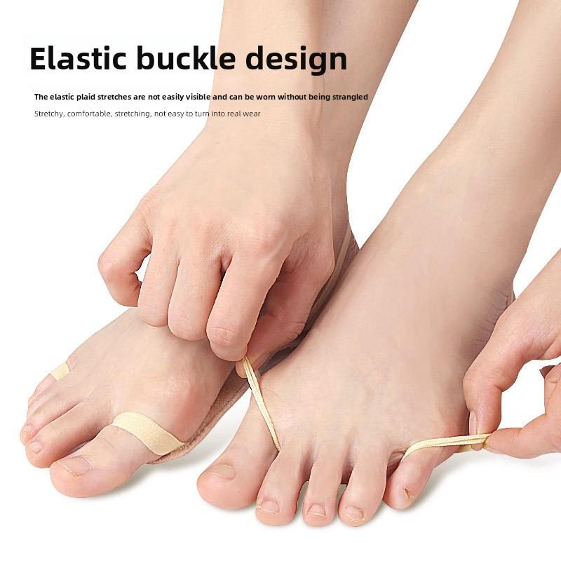 Towel Sole Forefoot Pad High Heels Sandals Invisible Anti-wear and Anti-pain Half Size Pad Dispensing Non-slip Invisible Socks