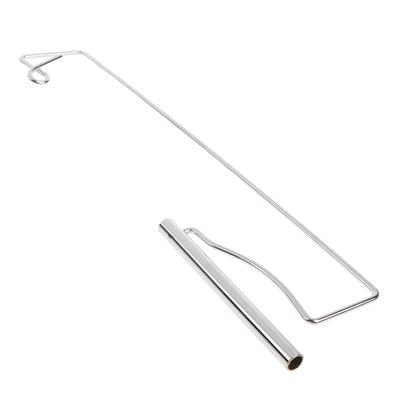 Stare maszyny do szycia Stojak na nici Srebrny metalowy przenośny akcesorium druciana część ramy