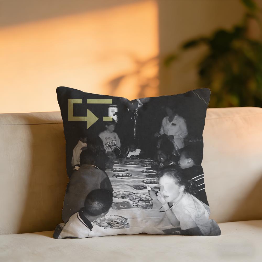 Gallant Album Cushion Cover Cozy Velvet Throw PillowSoft Warm Cushion For Sofa Bed