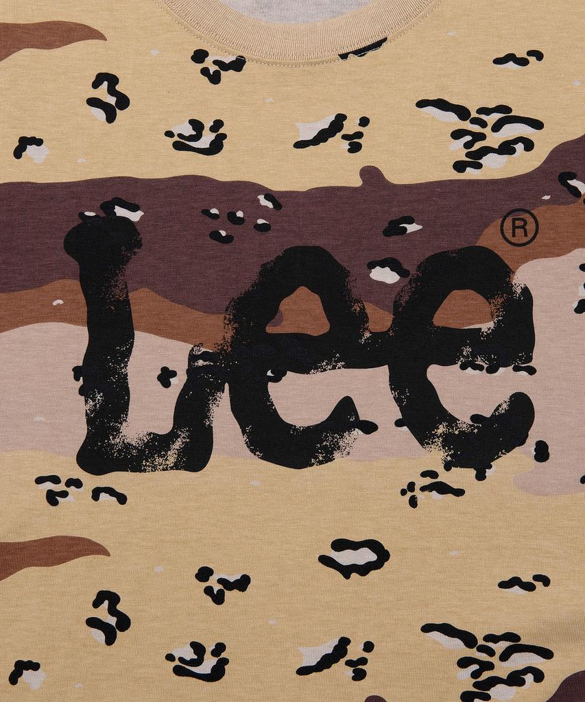 LEE Spray Logo Long Sleeve T-Shirt Camouflage