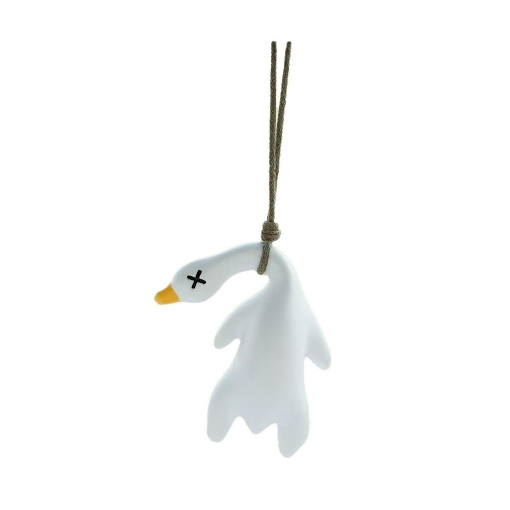 Changing Roast Color Duck Car Pendant Swing Cartoon Rearview Mirror Decoration