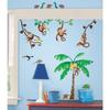 Repositionable Stickers Little Monkeys In the Jungle