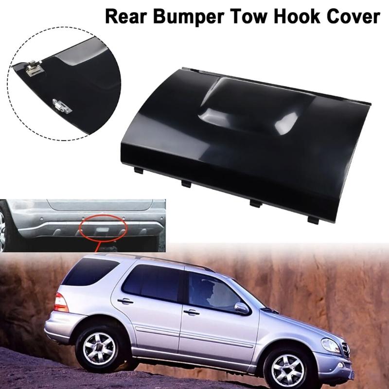 Sturdy Rear Trailer Hitch Cover Tow Hook Caps for W163 ML320 ML350 ML500 ML55AMG A1638801105 Car Modification Accessory
