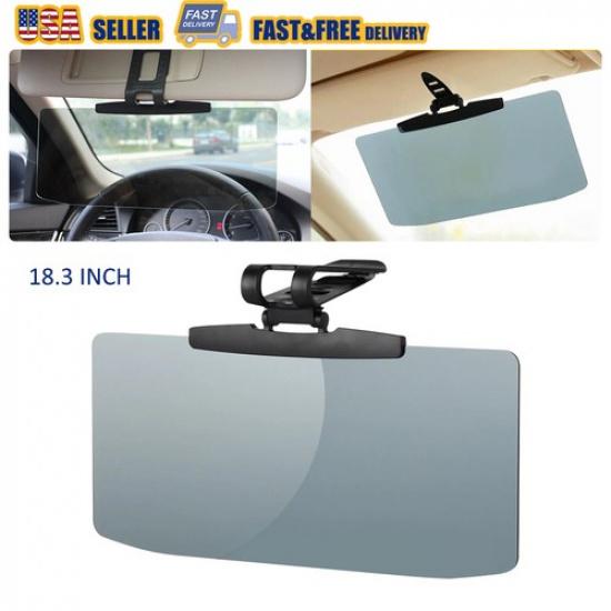 Антибликовый Козырек-удлинитель для Автомобиля Серый Акриловый Боковой Козырек Универсальный 18,3 дюйма