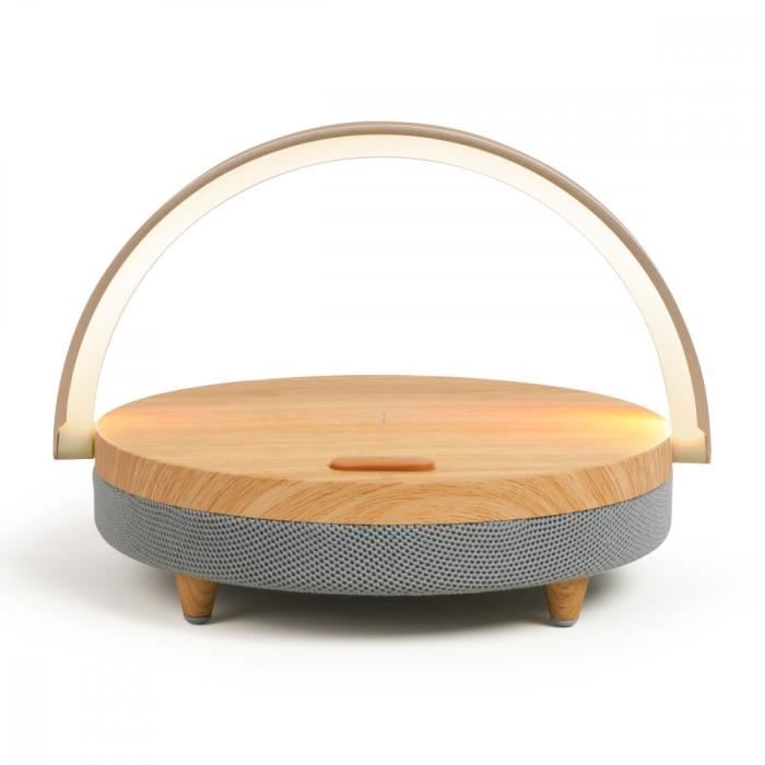 Lampe de chevet enceinte led