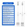 2Y 3Y 4Y PV Connector Parallel Connection Solar System PV Y type Branch Adapter Solars Panel Cable Connector With 1000V 30A