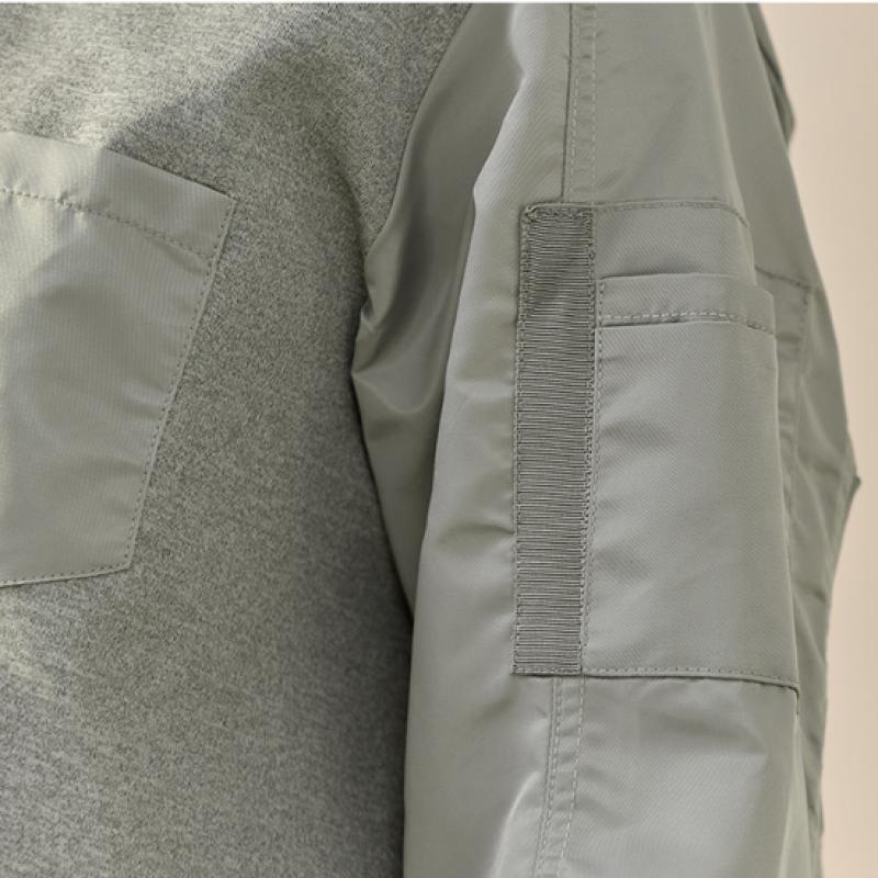 MAXZA UTiliTy Color Block Ärmel Tasche T-Shirt zf04qT006na