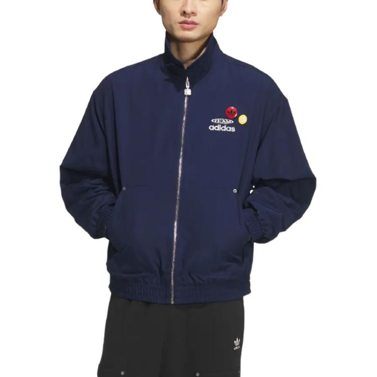 Adidas Oryginały FW25 Kurtka Zespołowa Sportowa Luźna Moda Kurtka z Klapami Kurtka Męska KC0135