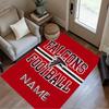 Atlanta Falcons Football Customize Text Floor Rug Office Rug Suitable for Living Rooms Dining Room Kitchen Hallway Anti-slip Rug Decorate Offices