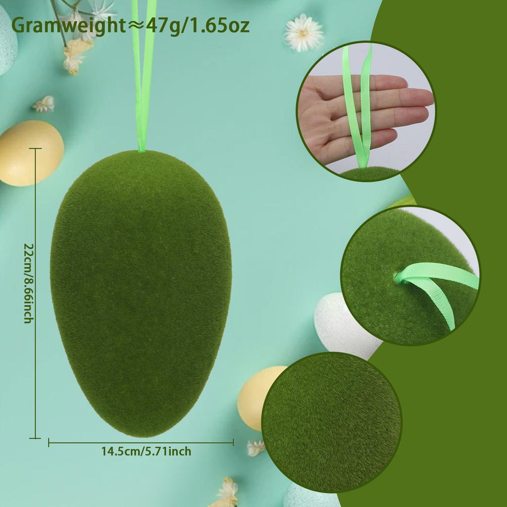 Flocking Easter Ornament - Toys And Festive Decor, Ideal As Children's Gift Or Home Decoration To Create Holiday