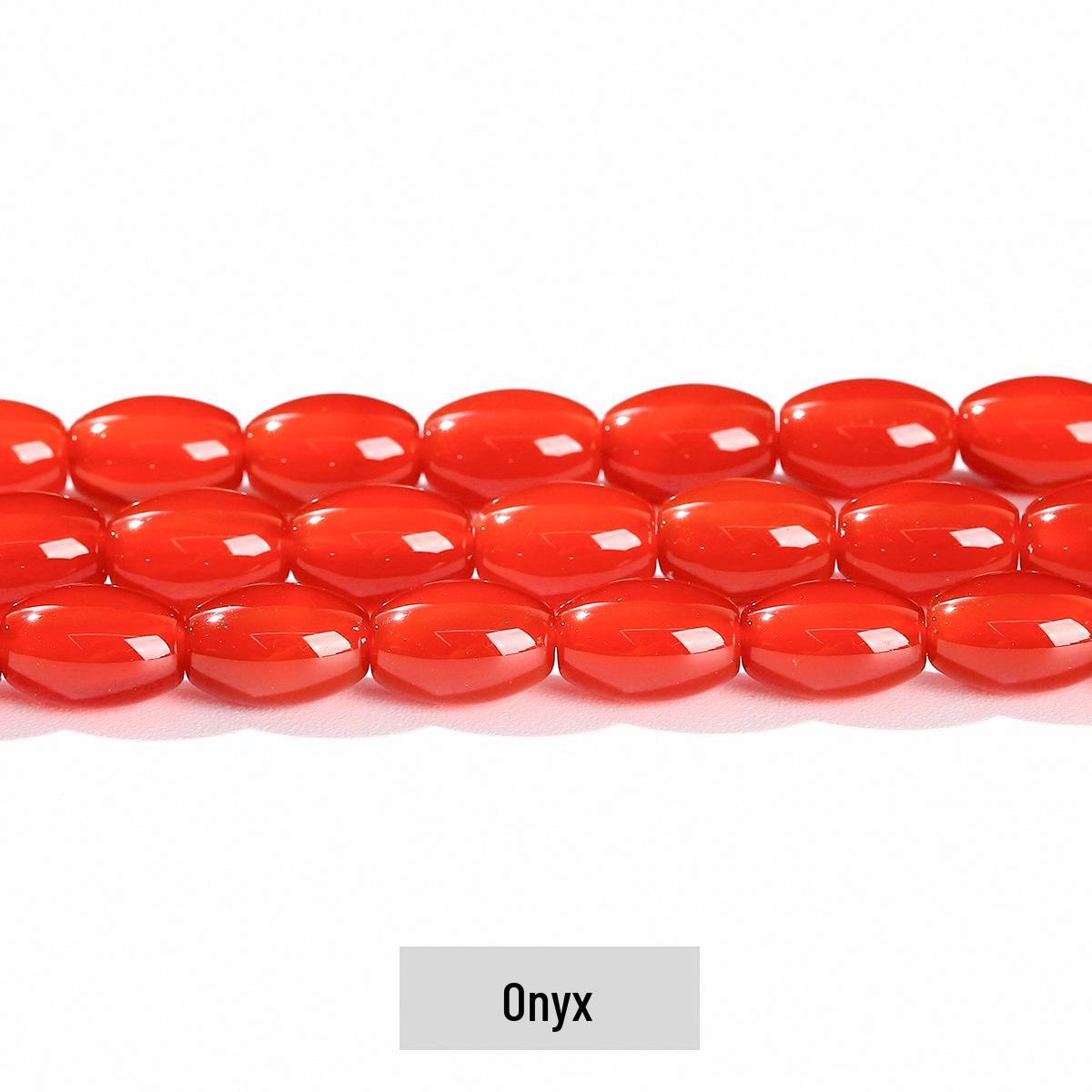 

Jingde Jewelry Красный агат Рисовые и Бочкообразные бусины для изготовления браслетов своими руками и аксессуары для бисероплетения. Size as per product name