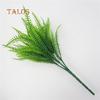 1 Bouquet Artificial Persian Leaf Plastic Green Plant Home Office Shop Decor Homedecor