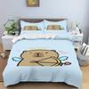 Capybara Bedding Set Twin Size Kids Gifts For Capybara Lovers Comforter Cover Set For Teens Capybara Animals Lovers Duvet Cover