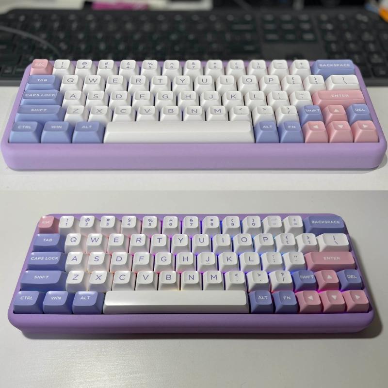 150Key Illusion Keycaps DSA Profile PBT DyeSublimation Process Double Shot Keycap for Mechanical Keyboards Switches
