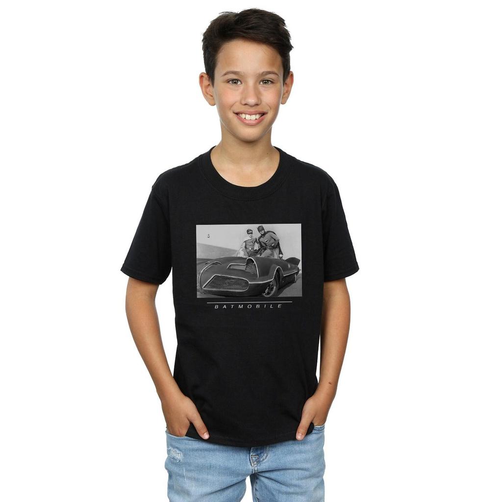 DC Comics Boys Batman TV Series Batmobile T-Shirt