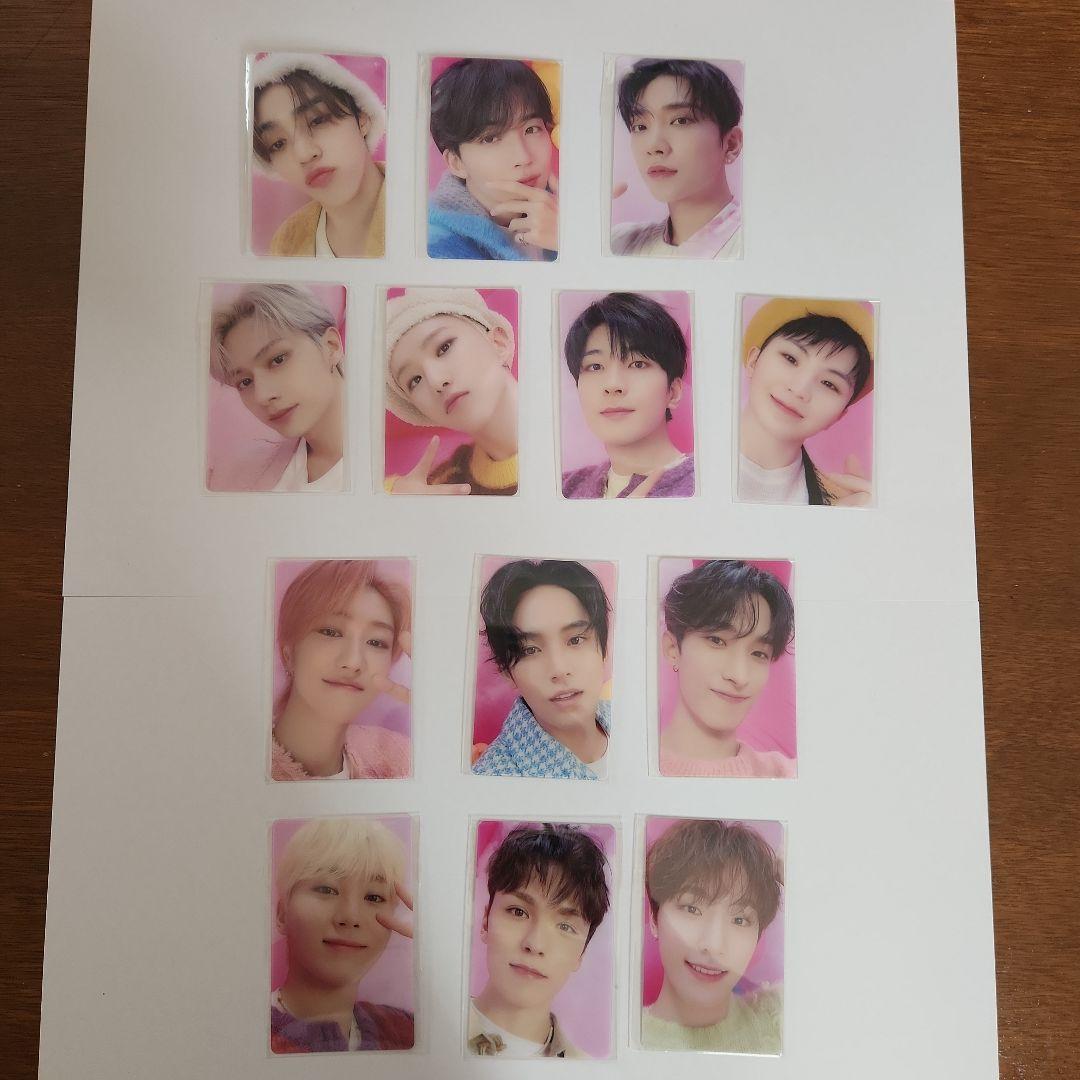 

[USED] SEVENTEEN DREAM Weverse Bonus Clear Trading Cards (13 pieces)
