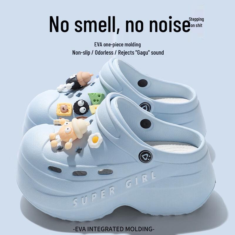 Tri-polar Height-Increasing Beach Clogs