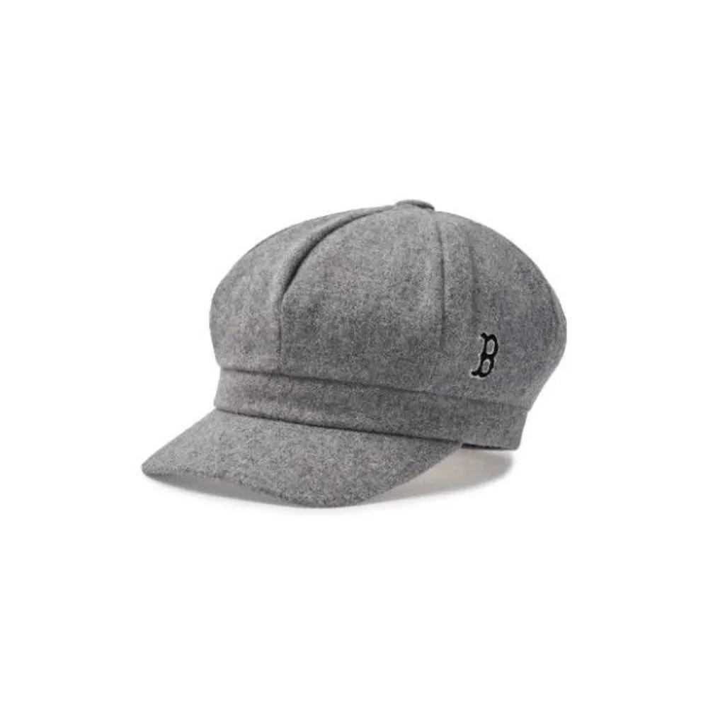 [MLB] Cap JQT 3ACB00346-43MGS Basic Wool Newsboy Cap Boston Red Sox M