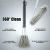 Grill Cleaning Brush BBQ Tool Grill Brush 3 Stainless Steel Brushes In 1 Cleanin Bbq Accessories Best Cleaner Barbecue bbq