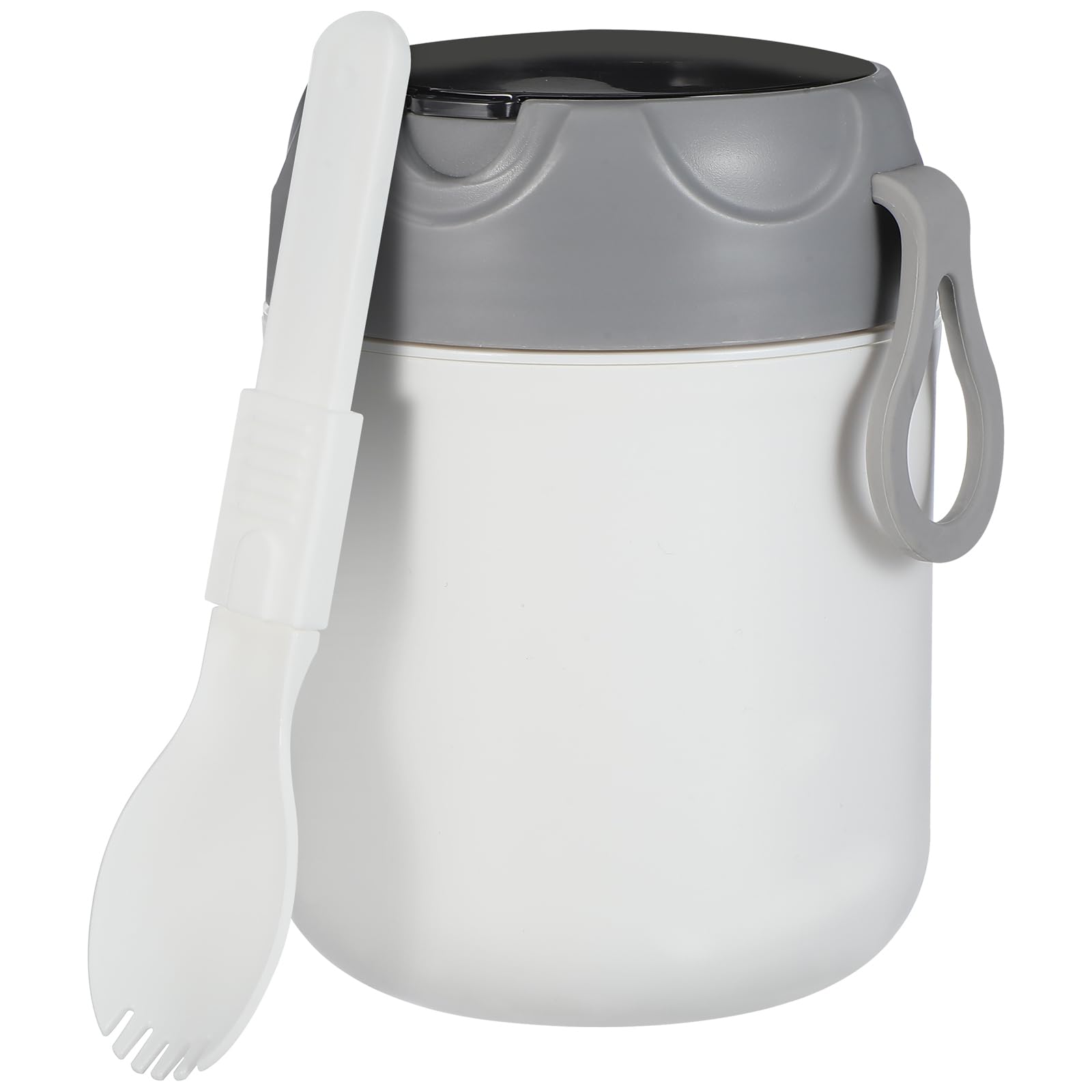 

NUOLUX Суп 500 мл Большой Суп Обед Суп Бенто Контейнер для Супа с Едой Школа или Дом Легко мыть в посудомоечной машине Включает Белую Банку, Можно использовать в микроволновой печи, Вместимость,