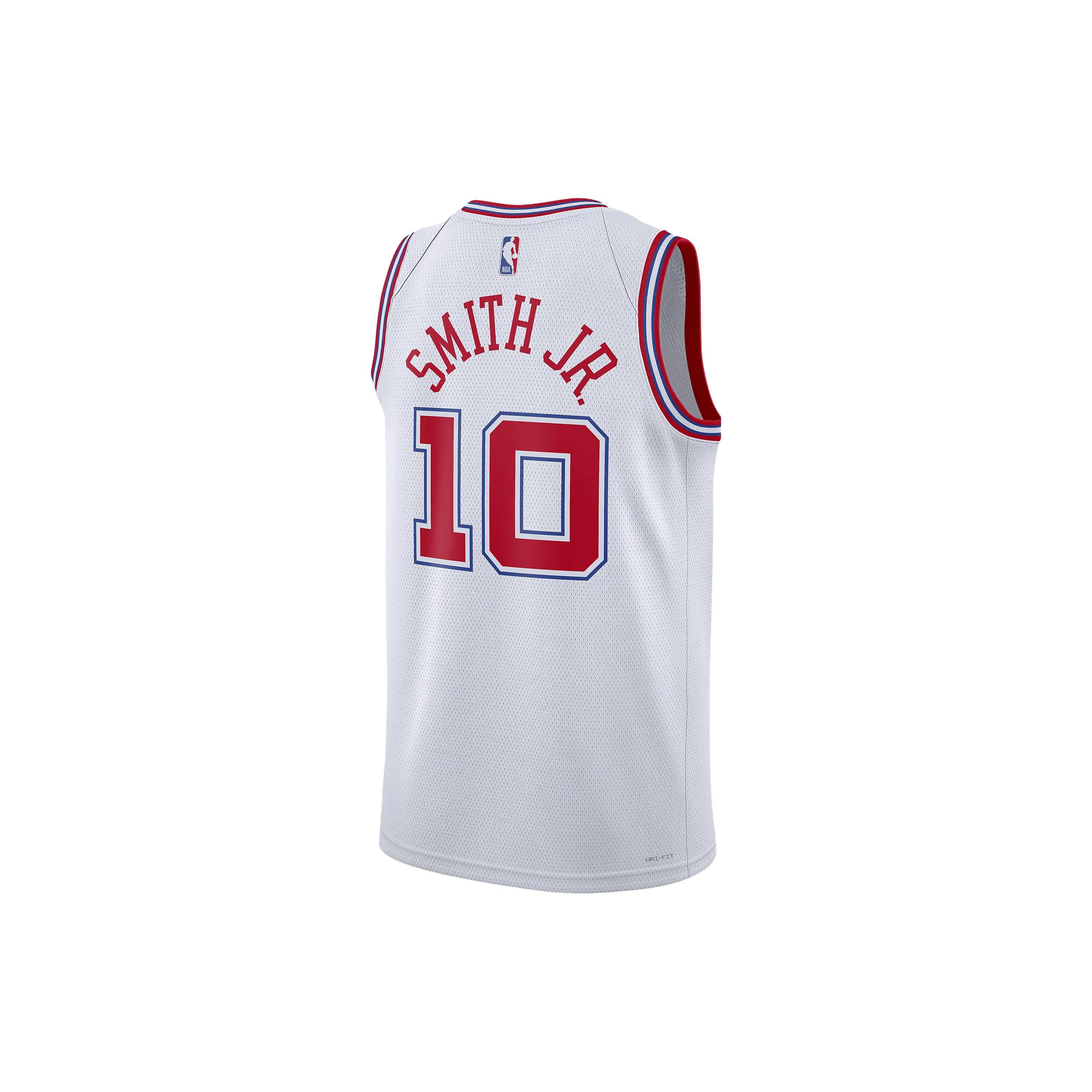

Новая баскетбольная майка Nike Dri Fit SW Fan Edition 23 24 Houston Rockets, Джабари Смит-младший. Размер 10 Мужские Белые DX8503-105 XL