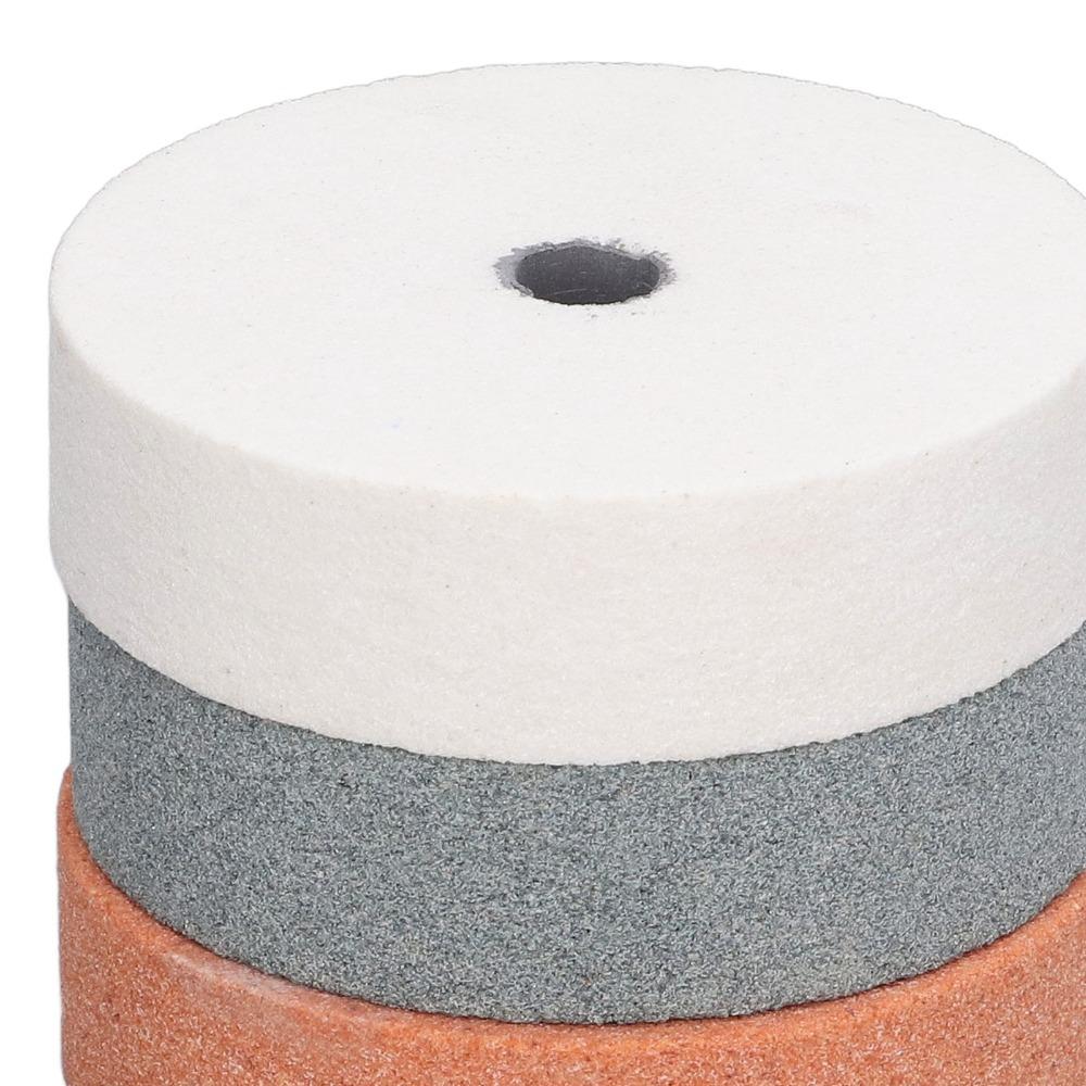 Carbide Buffing Wheel Round Abrasive Stone Sharpening and Polishing Metal, Wood, Glass, Ceramic